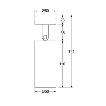 10w 3 Phasen Lampe 4000k neutralweiß schwarz