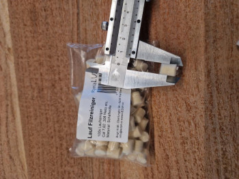 100 Stück 8mm Filz-Laufreiniger Pellets Filzreiniger für Kaliber7,62 - .308 Nato, 8x57is 8x56 8x57