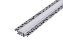 LED Alu Unterputz Profil Z-6114 inkl. Abdeckung matt 2000mm