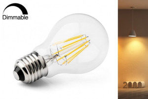 E27 8w LED Birne amber 2200k dimmbar