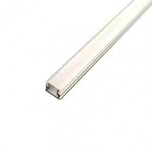 LED Alu Profil S-0808 inkl. Abdeckung matt 2000mm