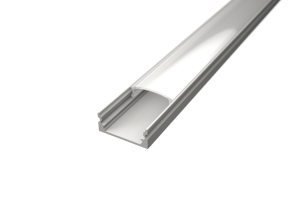 LED Aluprofil Standard 1 S-1709 white inkl. Abdeckung 2000mm
