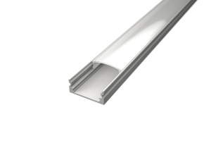 LED Alu Profil Standard 1 S-1709 weiss inkl. Abdeckung 2000mm